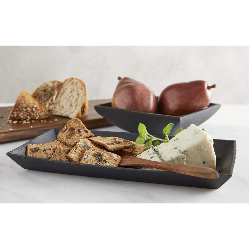 47th & Main Durable Cast Iron Serving Tray, 10.2 x 5.80-Inches, Rectangular - Image 2